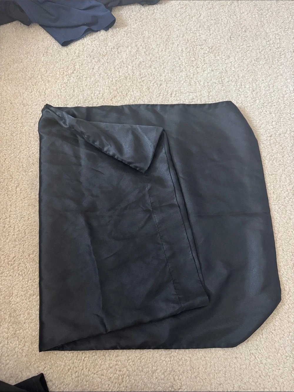 Bedsure black satin